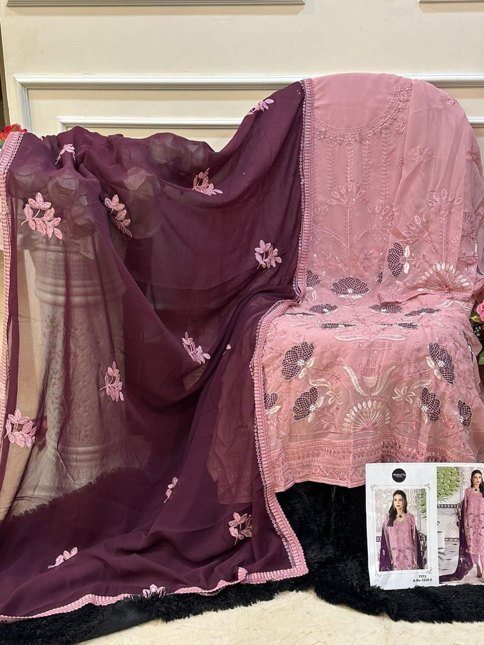 Dn 1235 By Mehboob Tex Georgette Pakistani Salwar Suit Exporters in India
